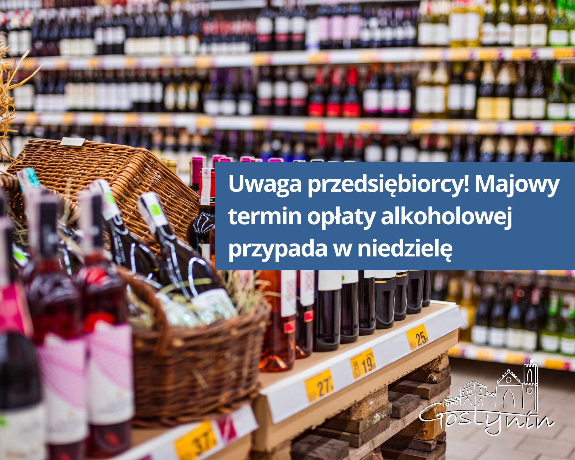 Ważny komunikat dla przedsiębiorców: Termin opłaty alkoholowej i zmiana godzin pracy kasy urzędu