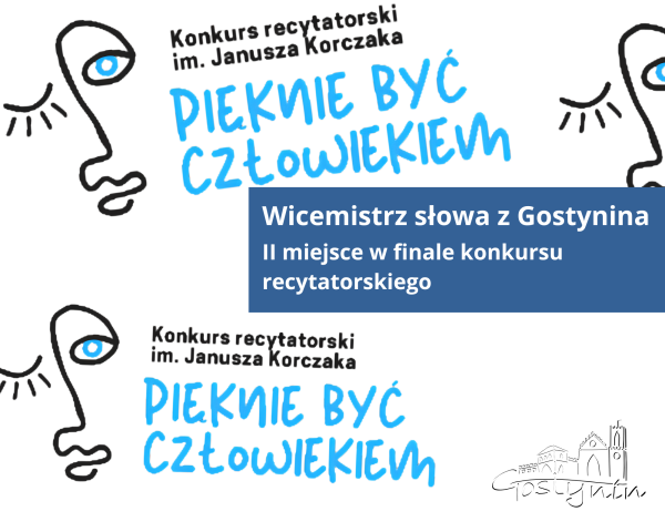 Sukces ucznia Szkoły Podstawowej nr 1 w Gostyninie w finale konkursu recytatorskiego
